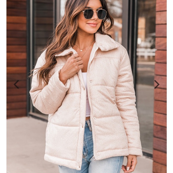 XS Pink Lily Animal Print Jacket - Picture 2 of 9